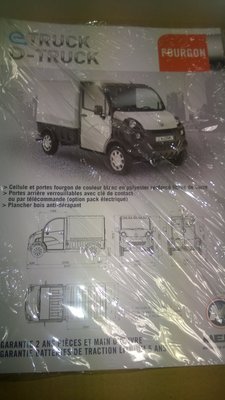 Pièces VSP - Divers - DOC.TECHN.E-TRUCK FOURGON Pqt 100