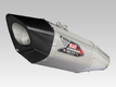 Silencieux YOSHIMURA R11SQ inox Satin/casquette carbone Suzuki GSX-S750