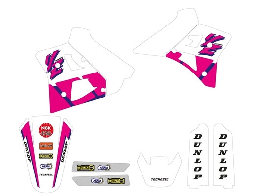 Pièces Quad & Motos - Equipement véhicule - Kit déco TECNOSEL Team OEM Yamaha 1992
