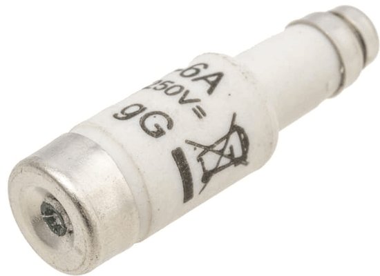 Pièces agricoles - Electricité - Fusible 6A longueur 36mm Hager