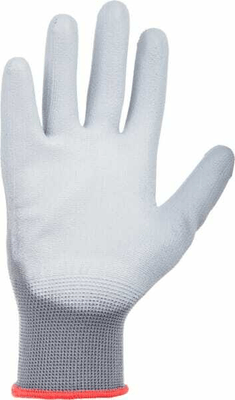 Vêtements et protections - Equipement - Gants de travail 1.001 8/M, emballage de 3, gris, Protect by Kramp