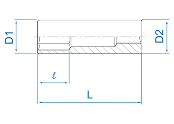 Outils - Outils divers - Blister de douille longue 1/4" 4mm