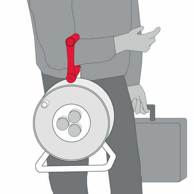 Pièces agricoles - Outils atelier - Enrouleur de câble standard S 50m