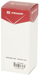 Pièces agricoles - Eclairage - Boîtier à fusibles céramique 6 voies, 12/24V, bornes à vis