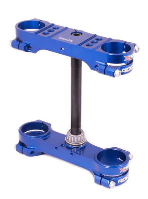 Pièces Quad & Motos - Equipement véhicule - Té de fourche XTRIG ROCS Tech bleu offset 22mm
