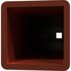 Pièces agricoles - Pièce divers - tube carré f. herse 950mm -peint-