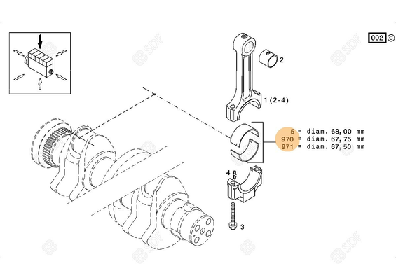 Pièces agricoles - Pieces moteur - BAGUE
