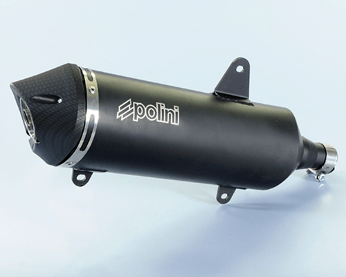 Pièces Quad & Motos - Pièces communes - Silencieux POLINI Aluminium noir - Peugeot