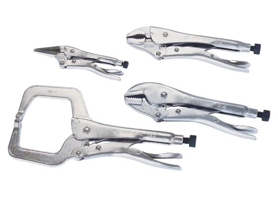 Outils - Outils divers - Jeu de 4 pinces étaux