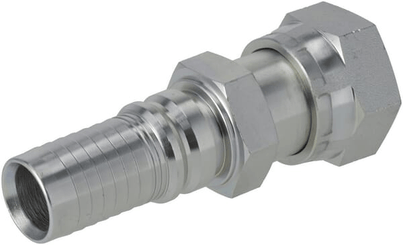 Pièces agricoles - Hydraulique - Raccord à sertir 4SH-DN25-1,7/16" ORFS