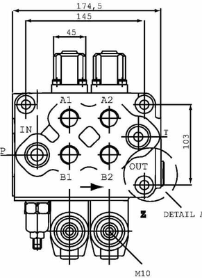 Pièces agricoles - Hydraulique - Distribut. SD11-2-18-513-AE-LCB