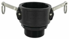 Camlock Type B Filetage mâle 3" 2-1/2" polypropylène
