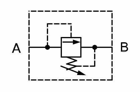 Pièces agricoles - Hydraulique - Cartouche P 25-125 bar
