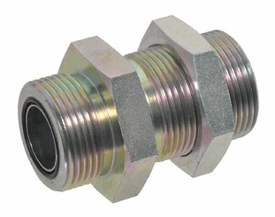 Pièces agricoles - Hydraulique - Raccord cloison ORFS 1" x 1"