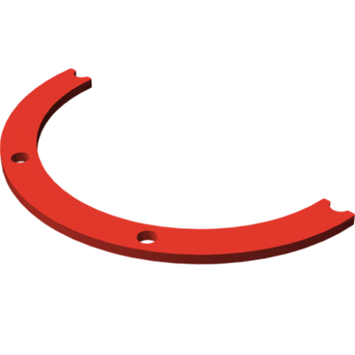 Pièces agricoles - Pièce divers - demi-coquille peinte...