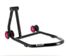 Béquille monobras gauche BIHR Home Track noir mat roues rose