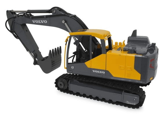 Loisirs - Jouets - DiggerVolvo EC160E Metal 1:16 avec grappin à obus et marteau de démolition