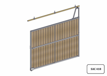 Materiels - Accessoires 200Kg-300Kg - SEPARATION COULISSANTE TOUTE RESINE L.3M