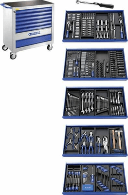 Outils - Outils divers - Servante + compo. 396 outils
