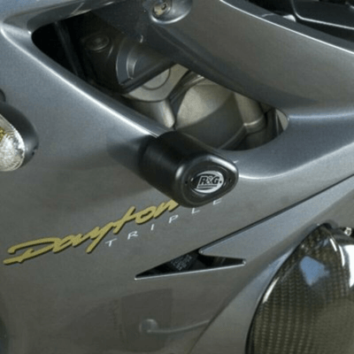 Pièces Quad & Motos - Equipement véhicule - Tampons de protection R&G RACING Aero noir Triumph Daytona 675/R