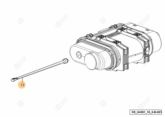 Pièces agricoles - Capteurs - CABLE ELECTRIQUE