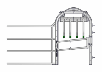 Accessoires et options matériel  - Matériel d'élevage - autre - AVANT EX4 PASSAGE WESTERN AVEC PORTILLON FINGER COMPLET