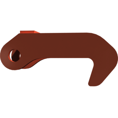 Pièces agricoles - Pièce divers - crochet HL25 cat2 soudé -peint-