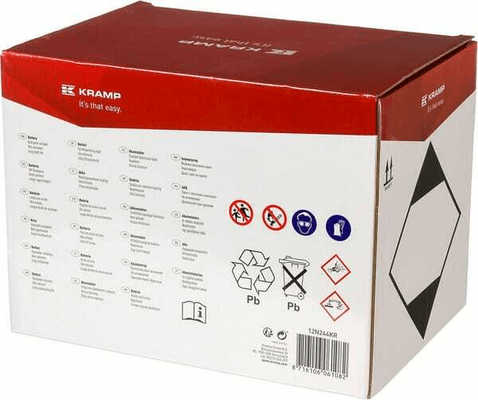 Pièces agricoles - Eclairage - Batterie 12V 24Ah 220A Kramp