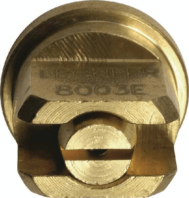 Pièces agricoles - Pièce Pulvérisateur - Buse à jet plat ES 80° 03 dorée laiton Lechler