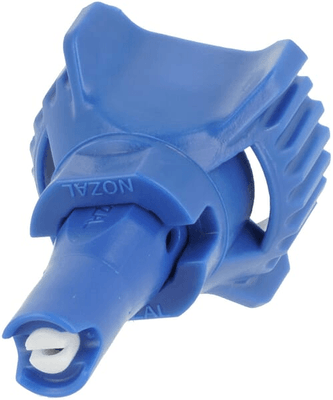 Pièces agricoles - Pièce Pulvérisateur - Jeu de buses à injection d'air (8 pièces) HDRX-A 120° 03 bleu