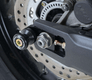 Pions de bras oscillant déporté R&G RACING noir Honda