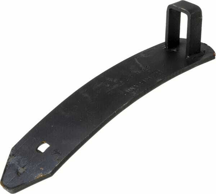 Pièces agricoles - Travail du sol - Plaque de guidage droite avec support pour pied 30 mm, 80 x 8 x 425 mm