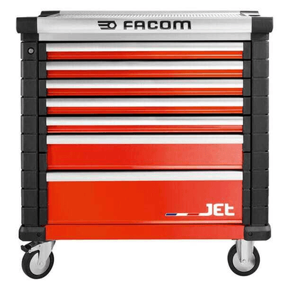 Outils - Outils divers - Servante 7 tiroirs rouge JETM4
