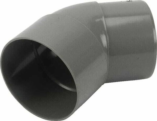 Pièces agricoles - Hydraulique - Coude PVC 80 mm 45° gris