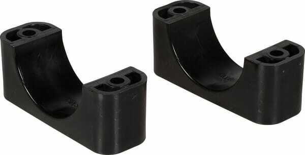 Pièces agricoles - Hydraulique - Demi-coq.noire lisse A6 50,8mm