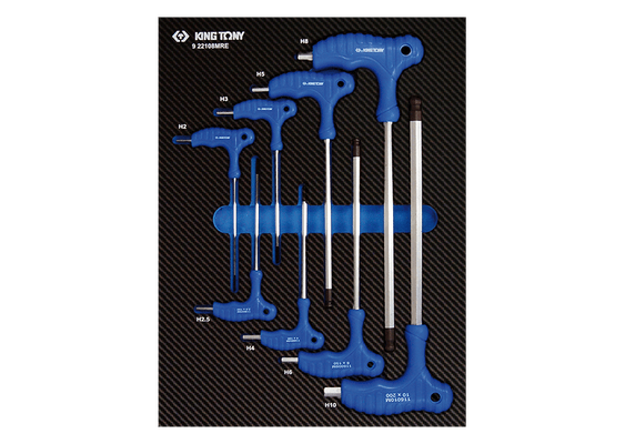 Outils - Outils divers - Module mousse + PP 8 pièces clés en L 6 pans Mâles 2-10mm