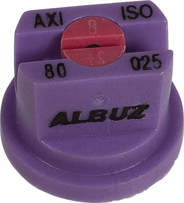 Pièces agricoles - Pièce Pulvérisateur - Buse à jet plat AXI 80° 025 violet céramique Albuz