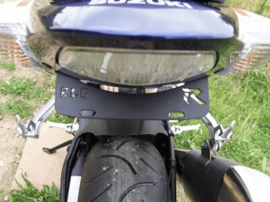 Pièces Quad & Motos - Pièces communes - Support de plaque R&G RACING Bad Boy noir Suzuki GSX-R1000