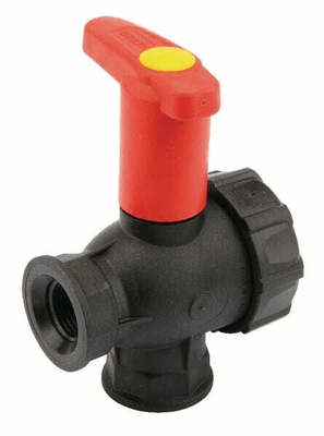 Pièces agricoles - Pièce Pulvérisateur - Vanne boiss.sph. 1/2" 3v.+ral.