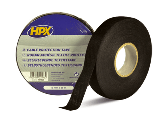 Pièces Quad & Motos - Outillage - Ruban adhésif coton HPX noir 19mm x 25m
