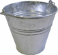 Seau à eau galvanisé 11L