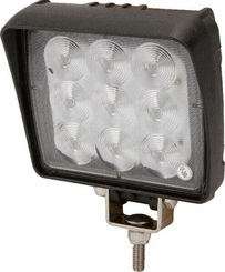 Pièces agricoles - Eclairage - Phare de recul LED carré 18W 2160lm faisceau large Deutsch