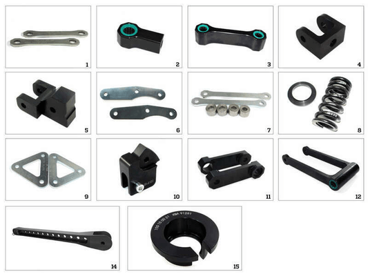 Pièces Quad & Motos - Equipement véhicule - Kit de rabaissement de selle TECNIUM - BMW F800