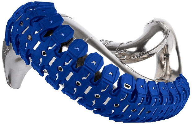 Pièces Quad & Motos - Equipement véhicule - Protection d'echappement POLISPORT Armadillo bleu
