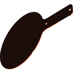 Pièces agricoles - Pièce divers - plaque de support kph -peinte-