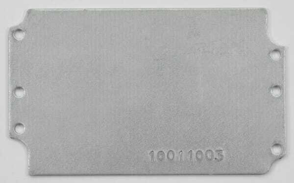 Pièces agricoles - Electricité - Plaque de montage 80x125mm