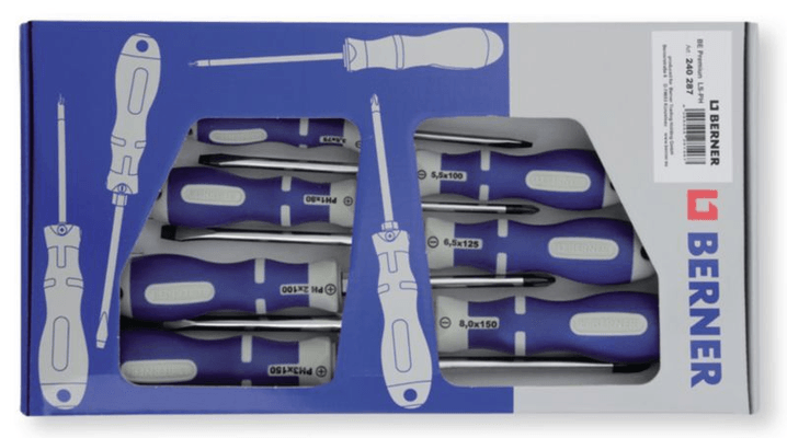 Outils - Outils divers - SET CARTON 7 TOURNEVIS F-PH