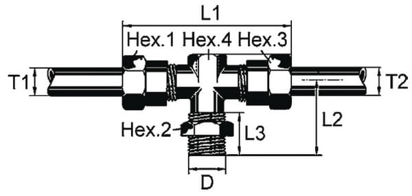 Pièces agricoles - Pièce divers - Raccord à visser
