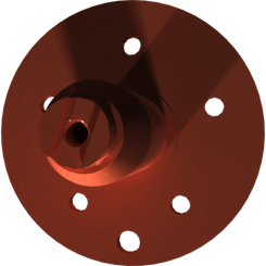 Pièces agricoles - Pièce divers - Essieu peint en noir