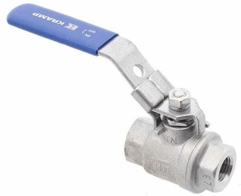 Pièces agricoles - Hydraulique - Vanne à bille inox 2xF 1/4''